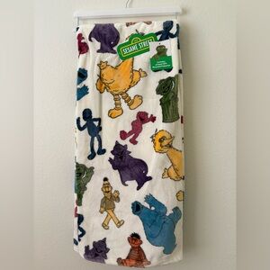 Sesame Street Multicolor Character Throw